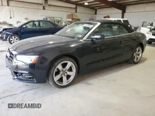 2013 Audi A5 Premium Plus with VIN WAULFAFH5DN013704, listed as a Copart auction lot 49478585 with 116,622 mi miles and Salvage Title. Bid and sale history available at carsss.com. Image 1.