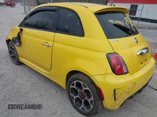 2016 FIAT 500 Turbo with VIN 3C3CFFHH2GT165364, listed as a IAAI auction lot 41610604 with 1 mi miles. Bid and sale history available at carsss.com. Image 3.