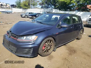 2017 Volkswagen Golf GTI Autobahn with VIN 3VW547AU9HM076925, listed as a Copart auction lot 69679594 with 99,653 mi miles and Salvage Title. Bid and sale history available at carsss.com. Image 1.