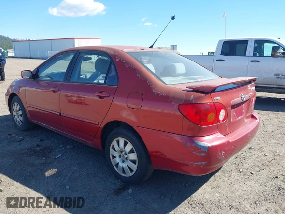 2004 Toyota Corolla CE with VIN JTDBR38E442046280, listed as a IAAI auction lot 39261107 with 212,717 mi miles and . Bid and sale history available at DreamBid. Image 3.