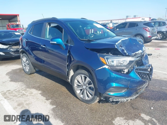 2019 Buick Encore Preferred with VIN KL4CJASB1KB767047, listed as a IAAI auction lot 41966059 with Not Provided miles. Bid and sale history available at carsss.com. Image 1.