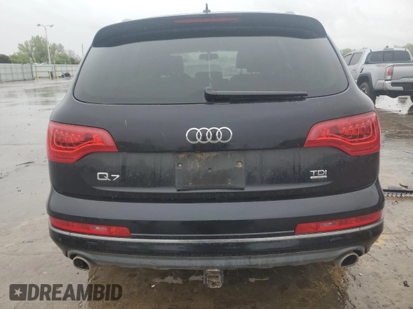 2013 Audi Q7 Premium Plus with VIN WA1LMAFE8DD003313, listed as a Copart auction lot 55308525 with 145,816 mi miles and Salvage title. Bid and sale history available at DreamBid. Image 6.