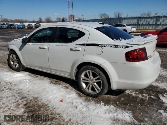 2012 Dodge Avenger SXT with VIN 1C3CDZCB4CN280391, listed as a Copart auction lot 44643215 with 97,541 mi miles and Salvage Title. Bid and sale history available at carsss.com. Image 2.