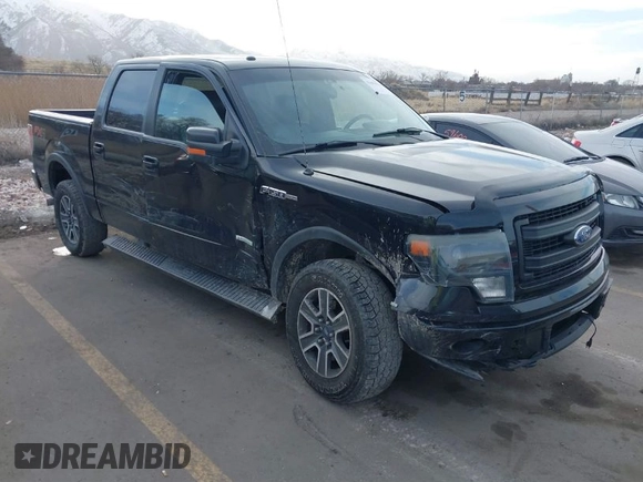 2013 Ford F-150 XL with VIN 1FTFW1ET4DFB66722, listed as a IAAI auction lot 41691976 with 160,634 mi miles. Bid and sale history available at carsss.com. Image 1.