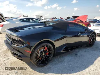2018 Lamborghini Huracan z VIN ZHWUR2ZF5JLA10561, wystawiony jako Copart lot #75416254 z przebiegiem Nie podano mil oraz Nie do naprawy. Historia ofert i sprzedaży dostępna na DreamBid. Obrazek 3.
