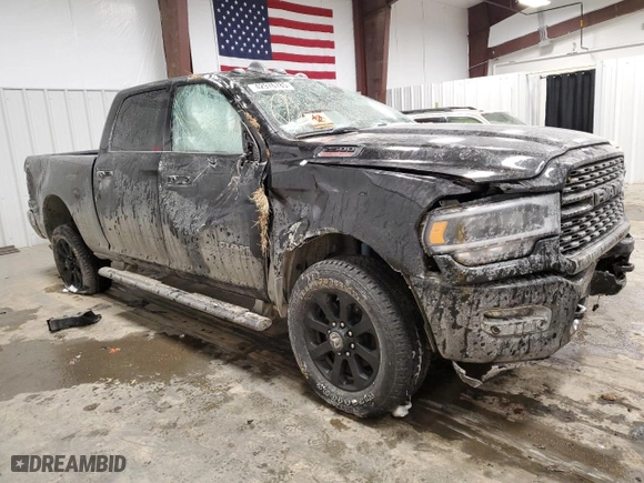 2024 Ram 2500 Big Horn with VIN 3C6UR5DJ8RG388022, listed as a Copart auction lot 42976785 with 0 mi miles and Salvage Title. Bid and sale history available at carsss.com. Image 4.