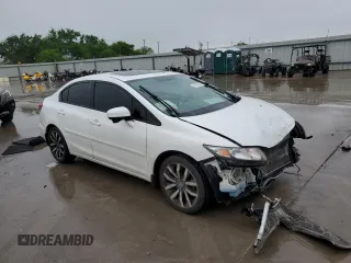 2015 Honda Civic Sedan EX-L with VIN 19XFB2F97FE036015, listed as a Copart auction lot 51987405 with 148,739 mi miles and Salvage Title. Bid and sale history available at carsss.com. Image 4.