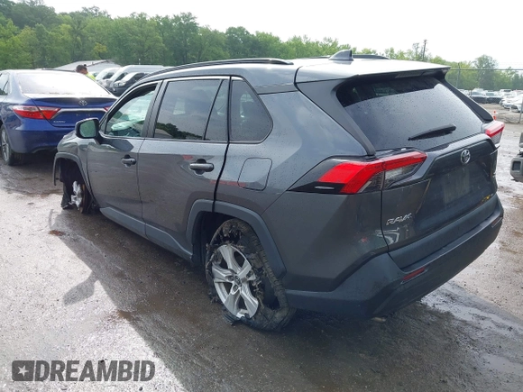 2020 Toyota RAV4 XLE with VIN 2T3W1RFV4LC040257, listed as a IAAI auction lot 42448299 with 77,618 mi miles and . Bid and sale history available at DreamBid. Image 3.
