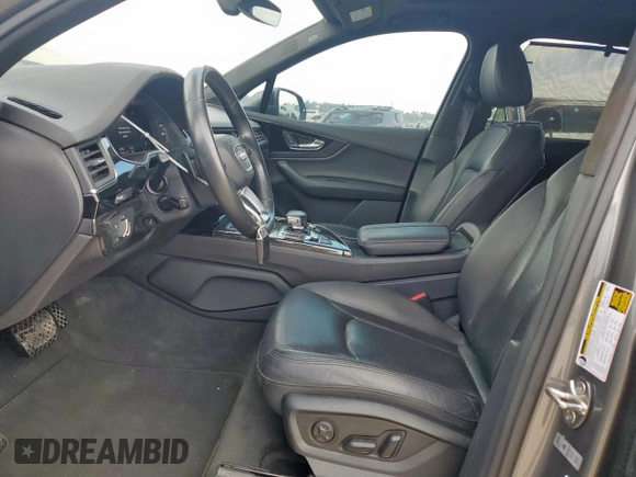2018 Audi Q7 Premium Plus with VIN WA1LAAF72JD007959, listed as a Copart auction lot 57075265 with 83,380 mi miles and Salvage title. Bid and sale history available at DreamBid. Image 7.