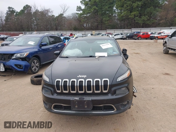 2014 Jeep Cherokee Limited with VIN 1C4PJLDSXEW279356, listed as a IAAI auction lot 41533158 with 115,117 mi miles. Bid and sale history available at carsss.com. Image 13.