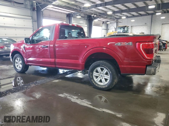 2021 Ford F-150 XL with VIN 1FTMF1EP1MKD58908, listed as a Copart auction lot 51417405 with 60,962 mi miles and Salvage title. Bid and sale history available at DreamBid. Image 2.