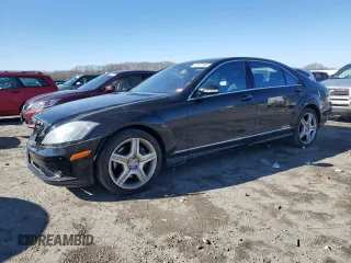 2009 Mercedes-Benz S-Class 5.5L V8 with VIN WDDNG86X69A271016, listed as a Copart auction lot 47071565 with 117,267 mi miles and Clean Title. Bid and sale history available at carsss.com. Image 1.