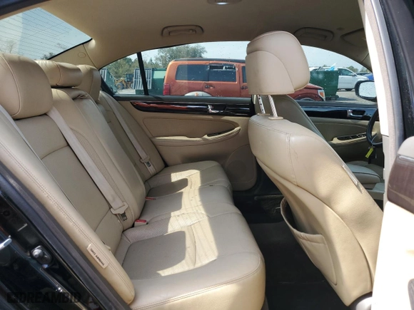 2011 Hyundai Genesis with VIN KMHGC4DEXBU131480, listed as a Copart auction lot 47437575 with 144,037 mi miles and Salvage Title. Bid and sale history available at carsss.com. Image 10.