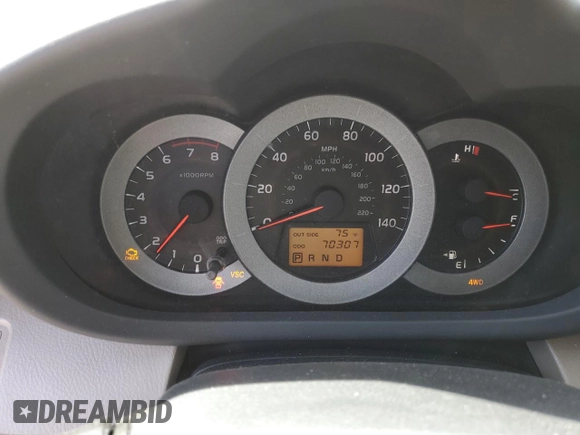 2007 Toyota RAV4 Limited with VIN JTMBD31V176024744, listed as a Copart auction lot 52003835 with 70,307 mi miles and Salvage Title. Bid and sale history available at carsss.com. Image 9.