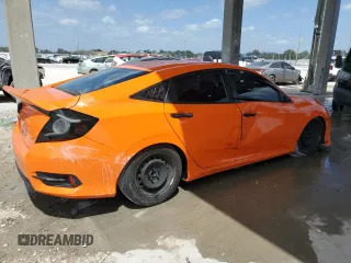 2019 Honda Civic LX with VIN 19XFC2F66KE039629, listed as a Copart auction lot 53804395 with 85,589 mi miles and Non Repairable. Bid and sale history available at DreamBid. Image 3.