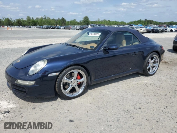 2006 Porsche 911 Carrera S with VIN WP0CB29976S766471, listed as a Copart auction lot 54179625 with 81,061 mi miles and Clean Title. Bid and sale history available at carsss.com. Image 1.