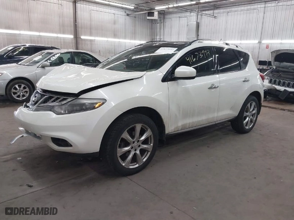 2012 Nissan Murano S with VIN JN8AZ1MW3CW220026, listed as a IAAI auction lot 41673942 with 176,968 mi miles. Bid and sale history available at carsss.com. Image 2.