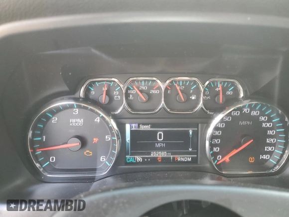 2015 Chevrolet Silverado 1500 LT with VIN 3GCPCREC5FG112584, listed as a Copart auction lot 51847895 with 252,585 mi miles and Salvage Title. Bid and sale history available at DreamBid. Image 9.