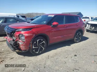 2022 Mitsubishi Outlander ES with VIN JA4J4TA84NZ033448, listed as a Copart auction lot 49870585 with 24,017 mi miles and Salvage Title. Bid and sale history available at carsss.com. Image 1.
