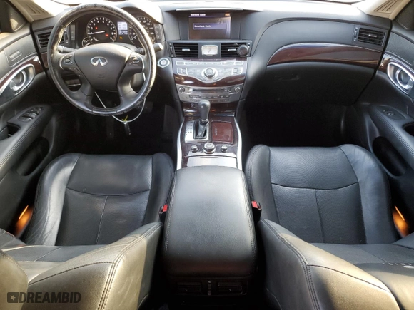 2012 Infiniti M37 with VIN JN1BY1AP9CM336121, listed as a Copart auction lot 71656374 with 125,497 mi miles and Salvage Title. Bid and sale history available at carsss.com. Image 8.
