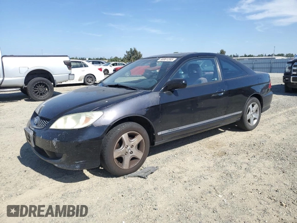 2004 Honda Civic EX z VIN 1HGEM22934L030259, wystawiony jako Copart lot #58861265 z przebiegiem Nie podano mil oraz Szkoda całkowita • Salvage title. Historia ofert i sprzedaży dostępna na DreamBid. Obrazek 1.