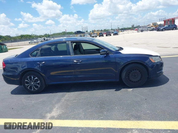 2014 Volkswagen Passat S with VIN 1VWAP7A30EC025369, listed as a IAAI auction lot 42525534 with 169,000 mi miles and . Bid and sale history available at DreamBid. Image 13.