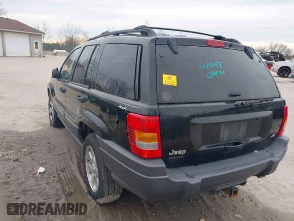 2001 Jeep Grand Cherokee Laredo with VIN 1J4GW48N91C644952, listed as a IAAI auction lot 40825099 with Not provided miles and . Bid and sale history available at DreamBid. Image 3.
