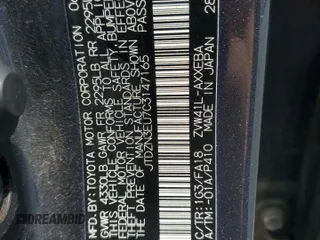2012 Toyota Prius Two with VIN JTDZN3EU7C3147165, listed as a Copart auction lot 56136585 with 201,001 mi miles and Clean Title. Bid and sale history available at DreamBid. Image 12.