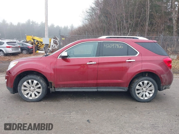 2010 Chevrolet Equinox LTZ with VIN 2CNFLGEY6A6291004, listed as a IAAI auction lot 42097966 with 100,965 mi miles and . Bid and sale history available at DreamBid. Image 12.