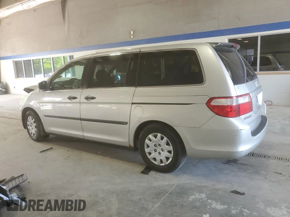 2007 Honda Odyssey LX z VIN 5FNRL38287B004153, wystawiony jako Copart lot #58095495 z przebiegiem Nie podano mil oraz Szkoda całkowita • Salvage title. Historia ofert i sprzedaży dostępna na DreamBid. Obrazek 2.