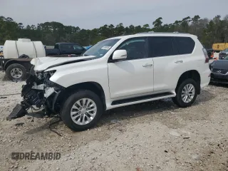 2022 Lexus GX with VIN JTJAM7BX9N5327757, listed as a Copart auction lot 47058285 with 24,596 mi miles and Salvage Title. Bid and sale history available at carsss.com. Image 1.