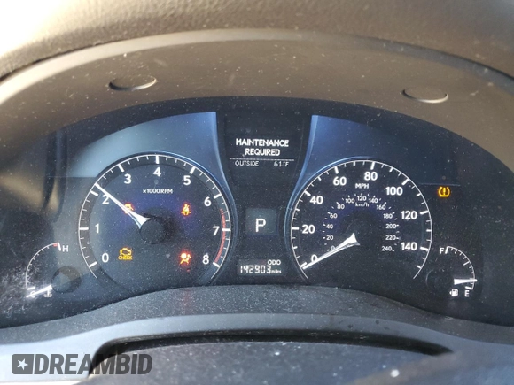 2013 Lexus RX 350 with VIN 2T2ZK1BA8DC109293, listed as a Copart auction lot 46606565 with 142,903 mi miles and Salvage Title. Bid and sale history available at DreamBid. Image 9.