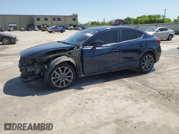 2018 Mazda 3 Touring with VIN 3MZBN1V35JM273966, listed as a Copart auction lot 52577955 with 39,962 mi miles and Salvage Title. Bid and sale history available at carsss.com. Image 1.