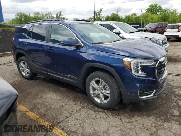 2023 GMC Terrain SLE with VIN 3GKALTEG7PL128059, listed as a Copart auction lot 58479105 with 21,190 mi miles and Non repairable. Bid and sale history available at DreamBid. Image 4.