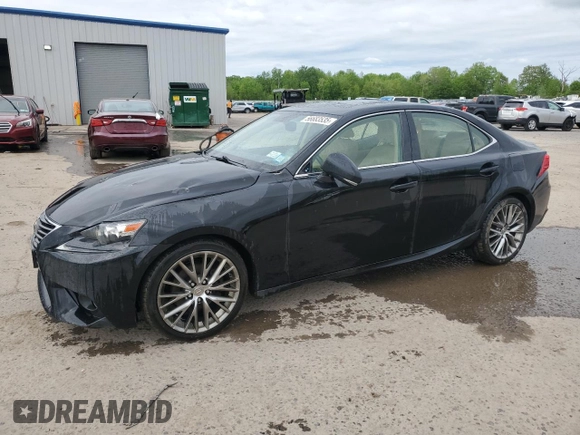 2014 Lexus IS 250 with VIN JTHCF1D21E5000577, listed as a Copart auction lot 56683535 with 110,430 mi miles and Salvage title. Bid and sale history available at DreamBid. Image 1.