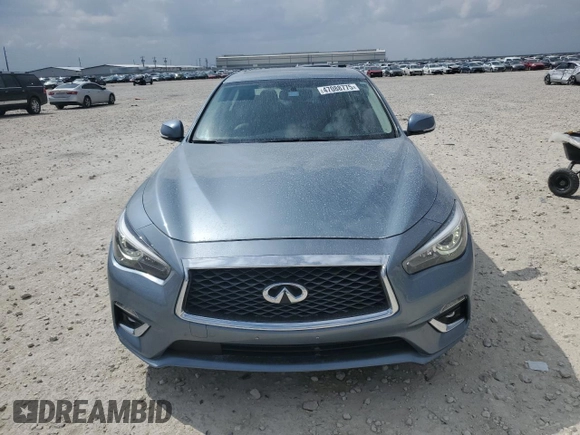 2019 Infiniti Q50 3.0t LUXE with VIN JN1EV7AP6KM519371, listed as a Copart auction lot 47088775 with 44,076 mi miles and Salvage Title. Bid and sale history available at carsss.com. Image 5.