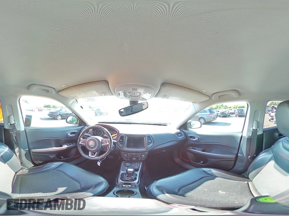 2019 Jeep Compass Trailhawk with VIN 3C4NJDDBXKT671249, listed as a Copart auction lot 58927225 with Not provided miles and Salvage title. Bid and sale history available at DreamBid. Image 15.