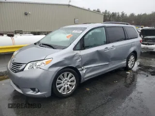 2017 Toyota Sienna with VIN 5TDDZ3DC9HS161212, listed as a Copart auction lot 50129845 with 104,020 mi miles and Salvage Title. Bid and sale history available at DreamBid. Image 1.