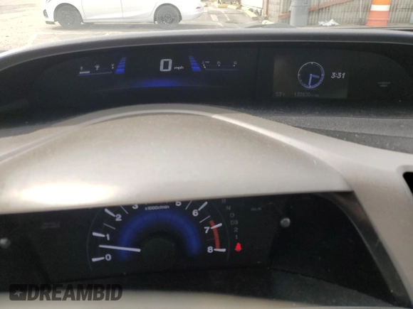 2012 Honda Civic Cpe EX with VIN 2HGFG3B86CH539704, listed as a Copart auction lot 50049735 with 132,830 mi miles and Salvage Title. Bid and sale history available at carsss.com. Image 9.