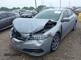 2015 Acura TLX V6 with VIN 19UUB2F39FA009616, listed as a IAAI auction lot 42506133 with 134,945 mi miles and . Bid and sale history available at DreamBid. Image 6.