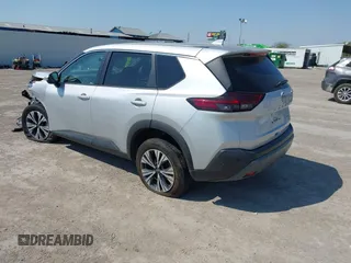2022 Nissan Rogue SV with VIN 5N1BT3BB1NC708873, listed as a IAAI auction lot 40524996 with 59,684 mi miles. Bid and sale history available at carsss.com. Image 3.