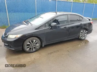 2013 Honda Civic LX z VIN 2HGFB2F59DH041538, wystawiony jako Copart lot #58225515 z przebiegiem 239 133 mil mil oraz Szkoda całkowita • Salvage title. Historia ofert i sprzedaży dostępna na DreamBid. Obrazek 1.