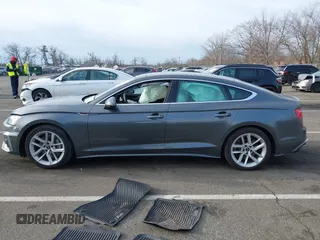 2023 Audi A5 Sportback S line Premium Plus with VIN WAUFACF5XPA055830, listed as a IAAI auction lot 41506151 with 10,562 mi miles. Bid and sale history available at carsss.com. Image 14.