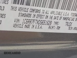 2013 Ram 1500 Express with VIN 1C6RR7FTXDS651628, listed as a IAAI auction lot 42309142 with 174,811 mi miles and . Bid and sale history available at DreamBid. Image 9.