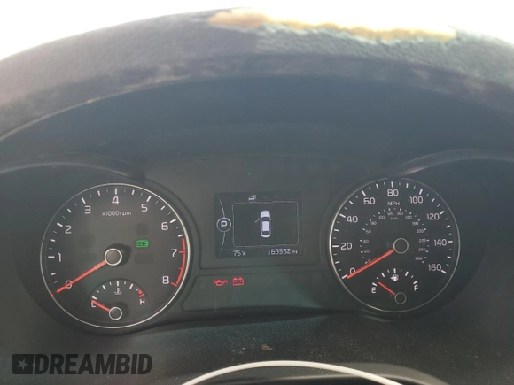 2016 Kia Optima LX with VIN 5XXGT4L31GG048750, listed as a Copart auction lot 51019075 with 168,332 mi miles and Clean Title. Bid and sale history available at carsss.com. Image 9.