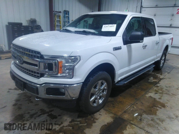 2018 Ford F-150 XL with VIN 1FTFW1EG9JFD55221, listed as a IAAI auction lot 42073862 with 184,281 mi miles and . Bid and sale history available at carsss.com. Image 17.