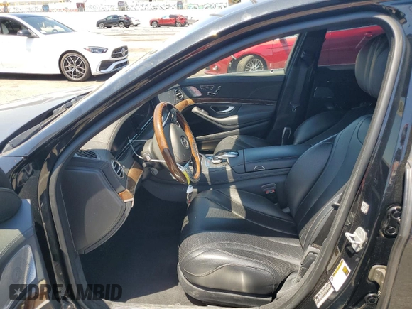 2017 Mercedes-Benz S 550 with VIN WDDUG8CB2HA308176, listed as a Copart auction lot 65225694 with Not Provided miles and Salvage Title. Bid and sale history available at carsss.com. Image 7.