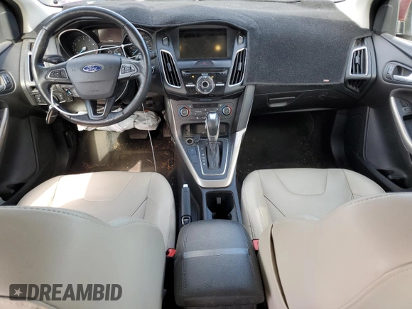 2017 Ford Focus Titanium with VIN 1FADP3N27HL287927, listed as a Copart auction lot 48057175 with 75,473 mi miles and Salvage Title. Bid and sale history available at carsss.com. Image 8.
