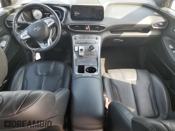 2023 Hyundai Santa Fe Calligraphy with VIN 5NMS5DALXPH499586, listed as a Copart auction lot 54236845 with 59,257 mi miles and Salvage title. Bid and sale history available at DreamBid. Image 8.