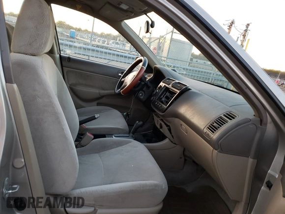 2002 Honda Civic EX with VIN 2HGES26762H538962, listed as a Copart auction lot 55504325 with 87,896 mi miles and Non Repairable. Bid and sale history available at DreamBid. Image 5.